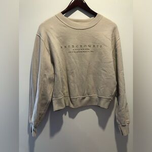 Abercrombie & Fitch Cream Pullover